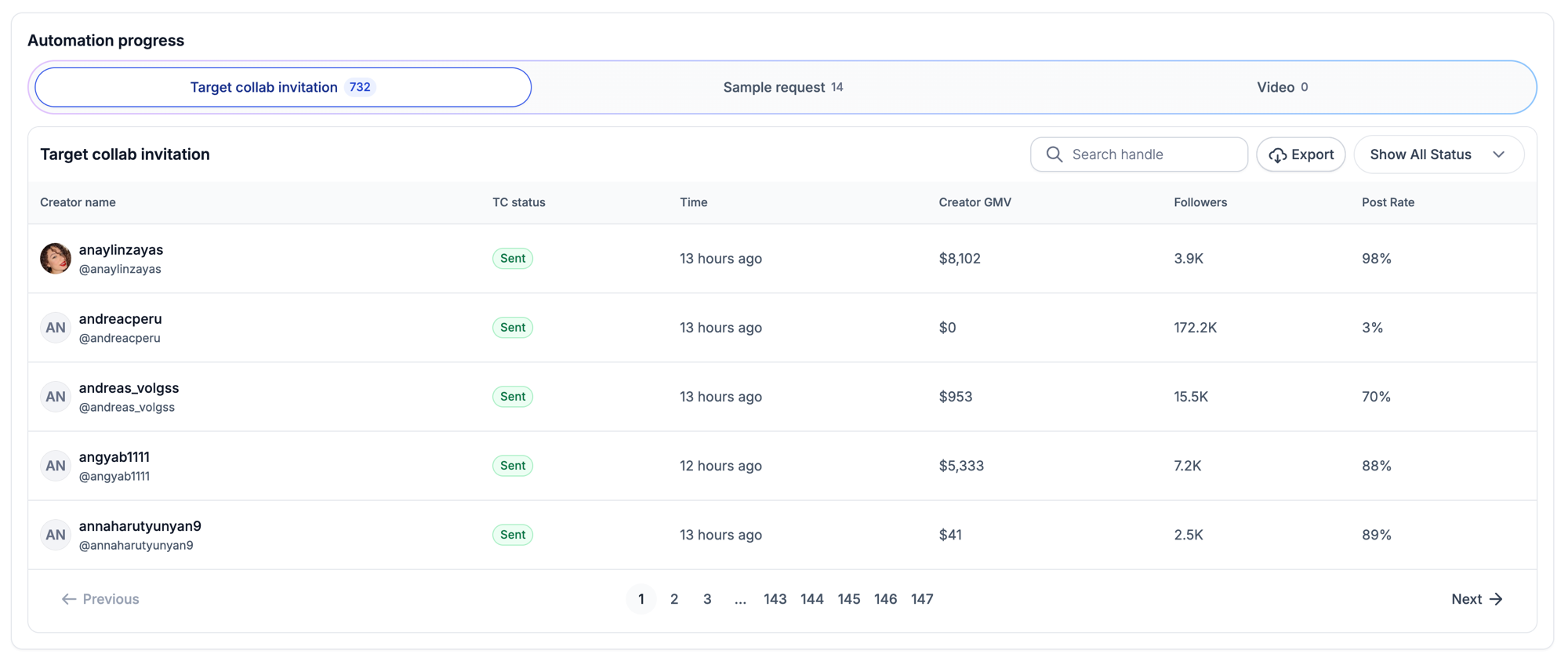 Track every send — Outreach Automation