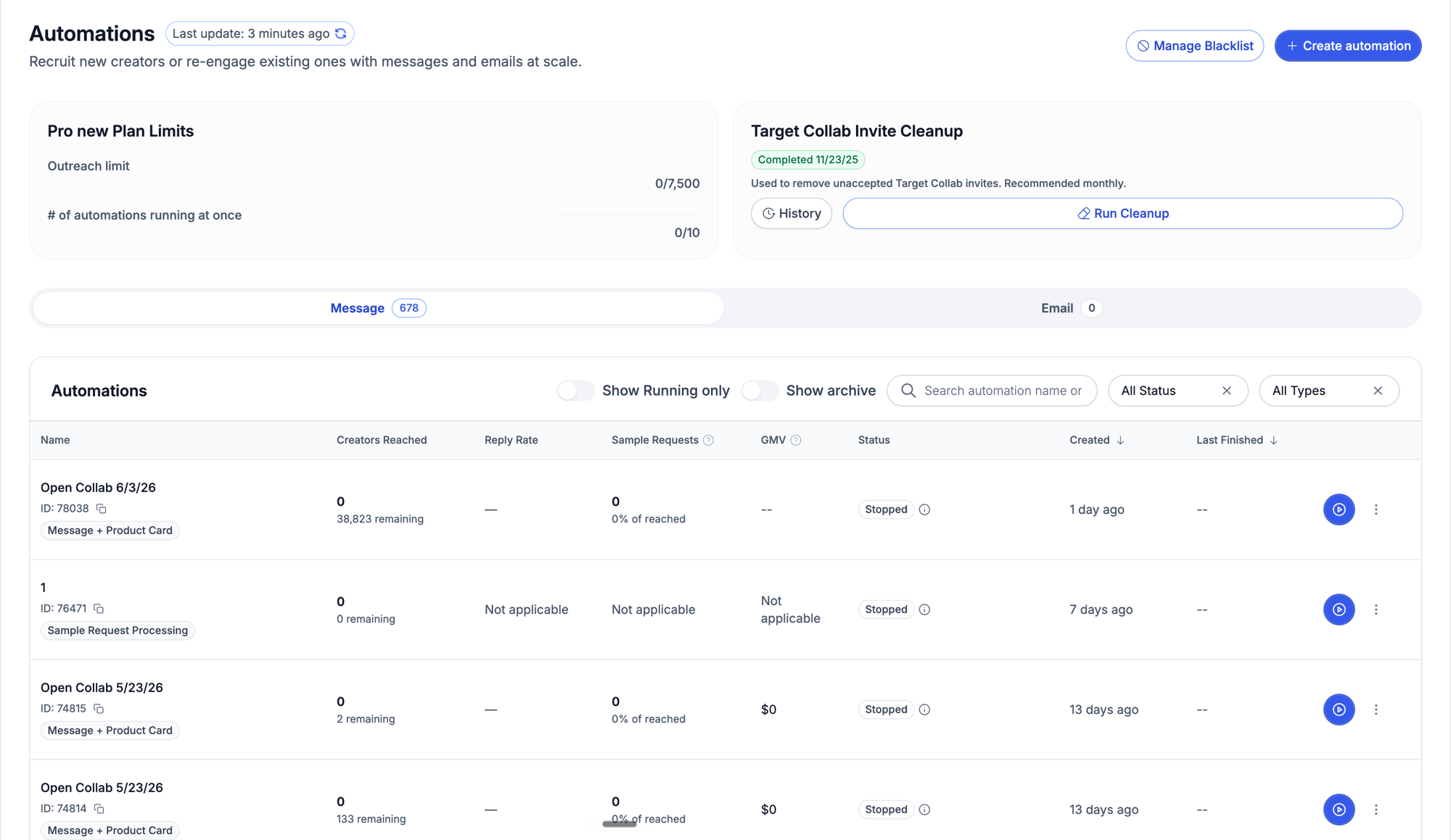 Outreach Automation in Reacher
